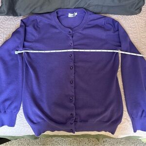 Women’s Cielo Purple Cardigan Sweater
10-1
